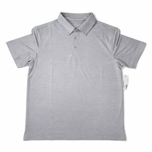 Member’s Mark Performance Polo Men’s M Light Gray Golf Athletic Shirt NWT